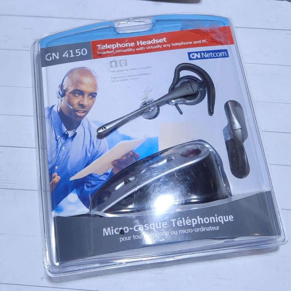 GN Netcom (4150) Telephone Headset - Discreet Style With Virtually Any Telephone